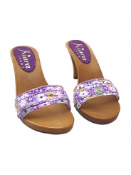 SABOTS DE PRINTEMPS AVEC BANDE VIOLETTE