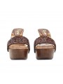 SABOTS MARRON AVEC BANDE LASER SABOTS MARRON AVEC BANDE LASER