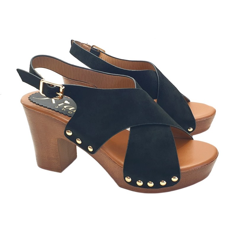 SANDALIAS DE MUJER EN SUELO SINTÉTICO TALÓN 9