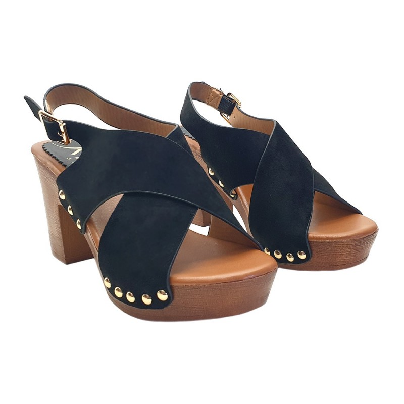 SANDALIAS DE MUJER EN SUELO SINTÉTICO TALÓN 9