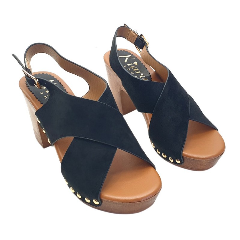 SANDALIAS DE MUJER EN SUELO SINTÉTICO TALÓN 9