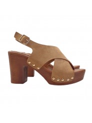 SANDALI DA DONNA TACCO 9 CM FASCIA INCROCIATA