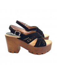 SANDALS 9 CM HEEL ADJUSTABLE STRAP - COMFORTABLE