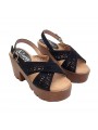 SANDALEN 9 CM FERSE VERSTELLBARER RIEMEN - BEQUEME