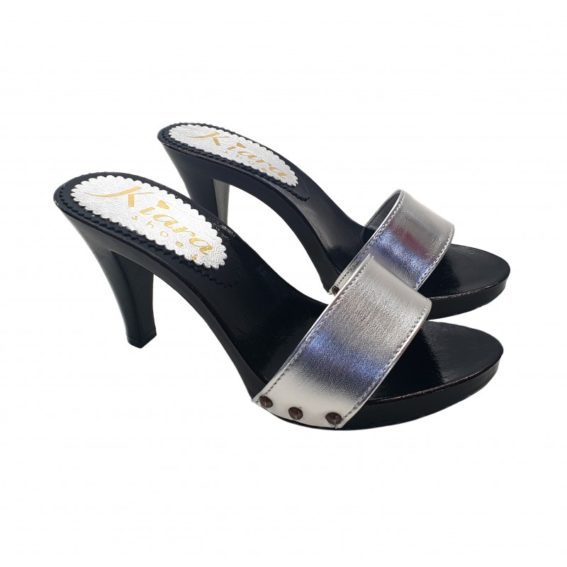 MULE NOIRS LAQUÉS | TALON 9 MULE NOIRS LAQUÉS | TALON 9