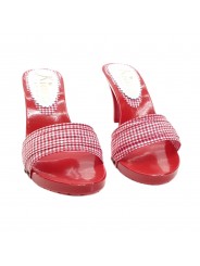 SABOTS ROUGES PIN-UP STYLE TALON 9