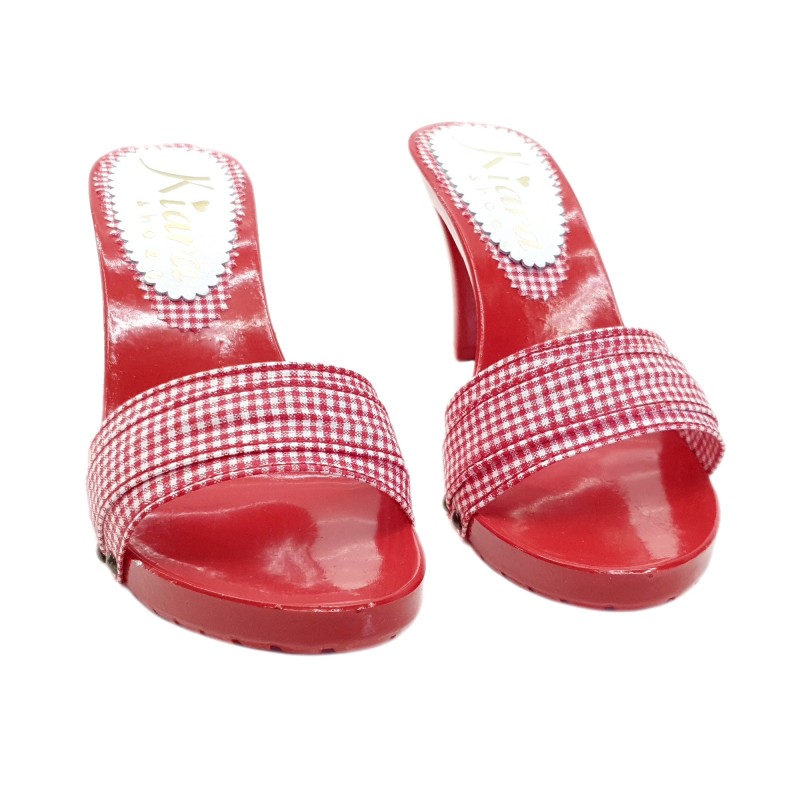 SABOTS ROUGES PIN-UP STYLE TALON 9 SABOTS ROUGES PIN-UP STYLE TALON 9