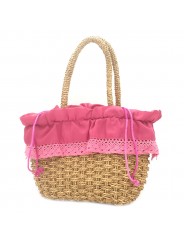 BOLSO PAJA COLOR FUCSIA