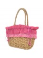 BOLSO PAJA COLOR FUCSIA