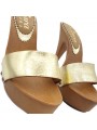 GOLDEN CLOGS AUS LEDER GOLDEN CLOGS AUS LEDER