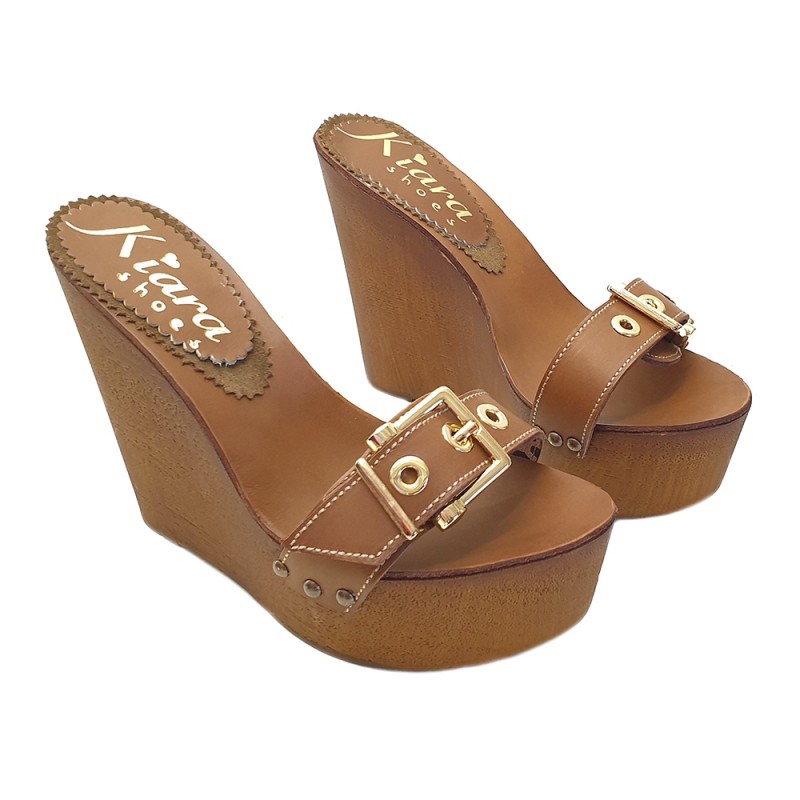 ZEPPA IN CUOIO CON FIBBIA