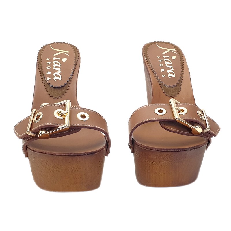 ZEPPA IN CUOIO CON FIBBIA