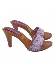 LILAC SPRING CLOGS HEEL 9