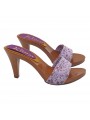 SABOTS PRINTEMPS LILAS TALON 9