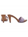 LILAC SPRING CLOGS HEEL 9 LILAC SPRING CLOGS HEEL 9