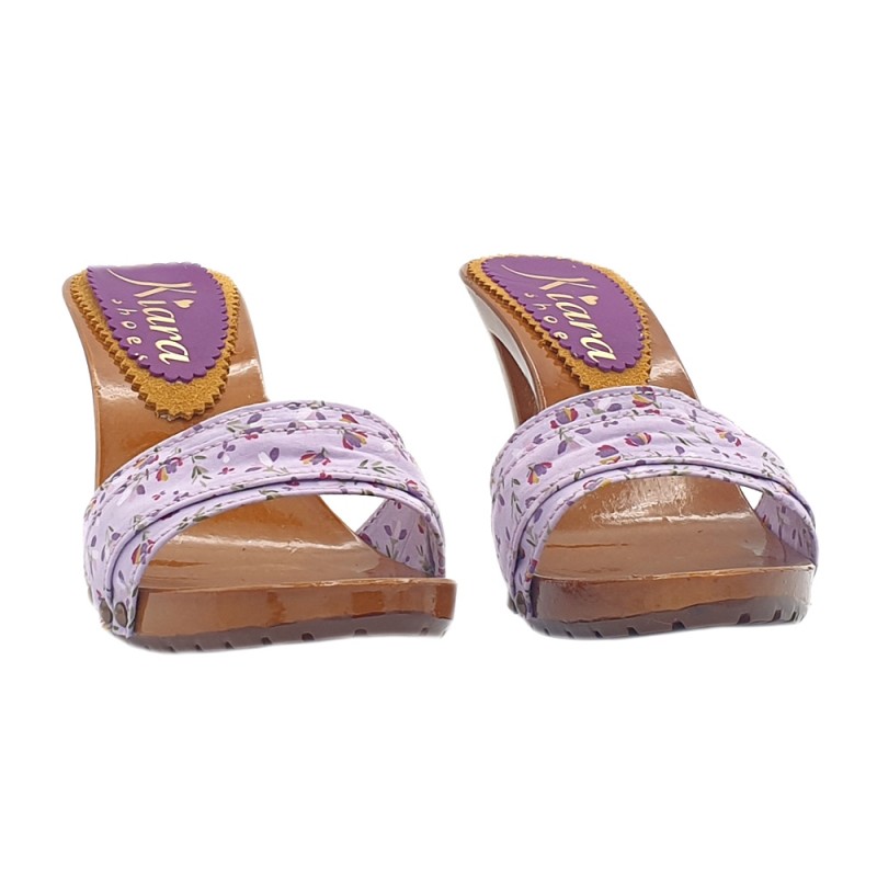 LILAC SPRING CLOGS HEEL 9 LILAC SPRING CLOGS HEEL 9