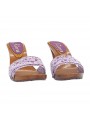 LILAC SPRING CLOGS HEEL 9 LILAC SPRING CLOGS HEEL 9