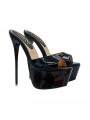 BLACK HIGH STILETTO SEXY SIZE UP TO 44
