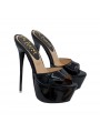 BLACK HIGH STILETTO SEXY SIZE UP TO 44
