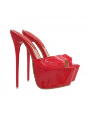 ZUECO ROJO SEXY TACON 17 N. HASTA 44