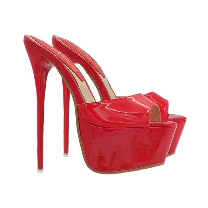 ZUECO ROJO SEXY TACON 17 N. HASTA 44
