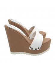 MULE COMPENSÉES POUR FEMMES FAITES À LA MAIN EN CORDE MADE IN ITALY