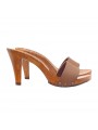 SABOTS FEMME CUIR TALON 9