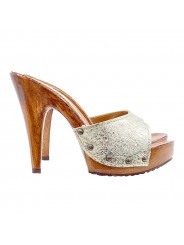 CLOGS WITH GOLDEN BAND