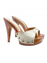 CLOGS WITH GOLDEN BAND