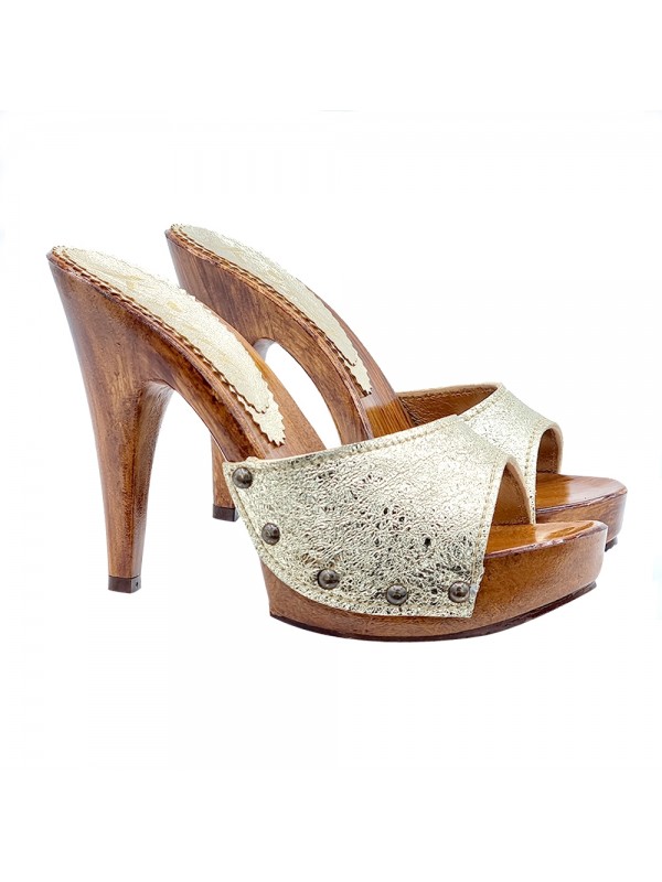 CLOGS WITH GOLDEN BAND CLOGS WITH GOLDEN BAND