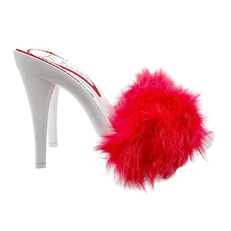 ZUECOS DE NAVIDAD BLANCOS CON PIEL ROJA