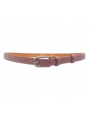 LEATHER BELT WITH VARIOUS COLORS BUCKLE