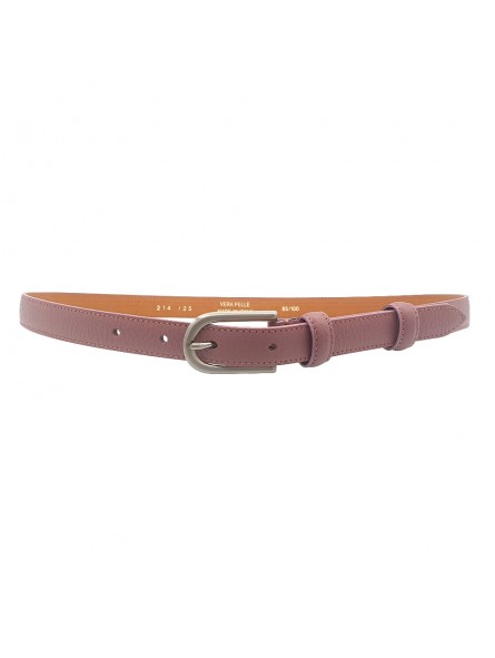 LEATHER BELT WITH VARIOUS COLORS BUCKLE