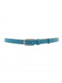 LEATHER BELT WITH VARIOUS COLORS BUCKLE