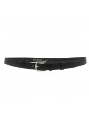 UNISEX LEATHER BELT WITH BROWN / BLACK BUCKLE