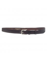 UNISEX LEATHER BELT WITH BROWN / BLACK BUCKLE