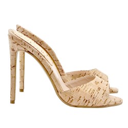 SANDAL IN CORK HEEL 12