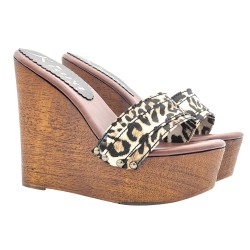 PLATTFORMSCHUHE LEOPARD ABSATZ 13