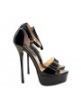 SANDALS IN PATENT LEATHER HEEL 14