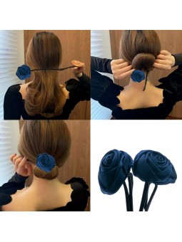 FLOWER WRAP CHIGNON DARK...