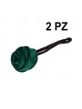 BLUMENWICKELCHIGNON GRÜNES HAAR 2STK