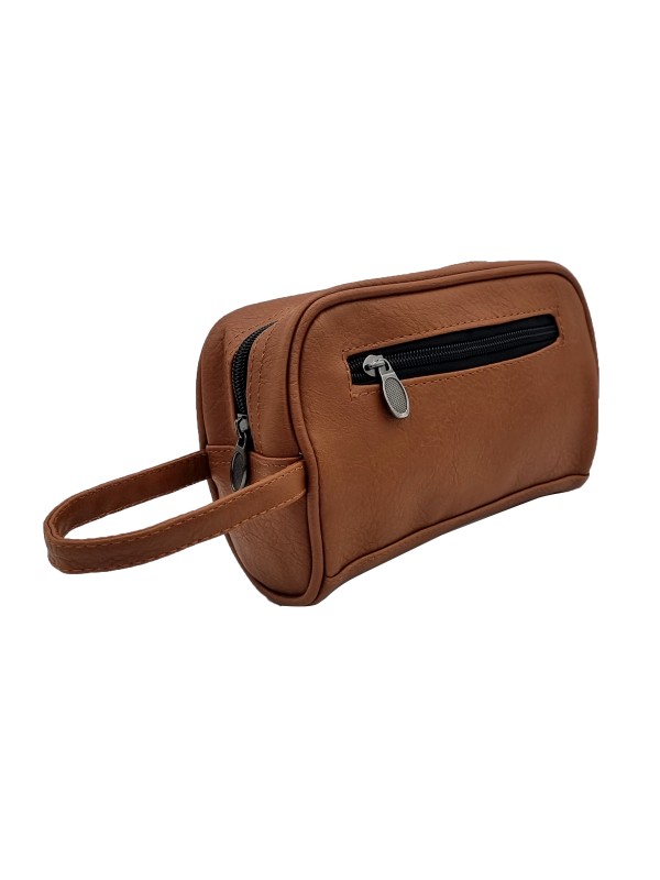 BOLSO DE MANO UNISEX MARRÓN