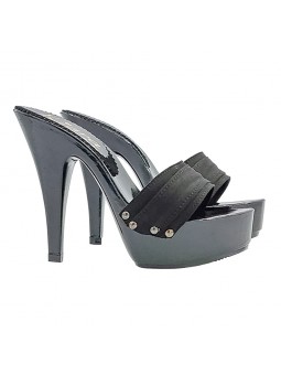 CLOGS SCHWARZ ABSATZ 13