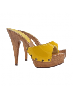 ZUECO MUJER CHAROL AMARILLO...