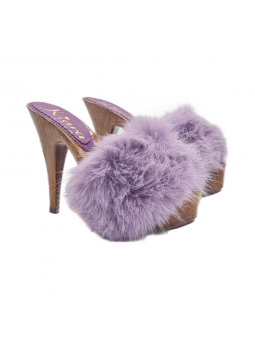 ZOCCOLI DONNA CON PELLICCIA...