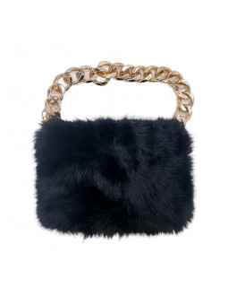 Umhängetasche aus Kunstfell...