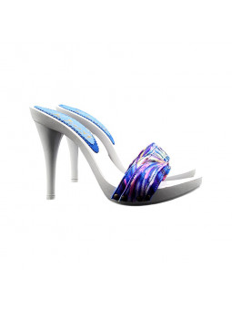 Zuecos italianos con tacón...