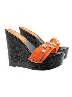 BLACK HALLOWEEN WEDGES WITH...