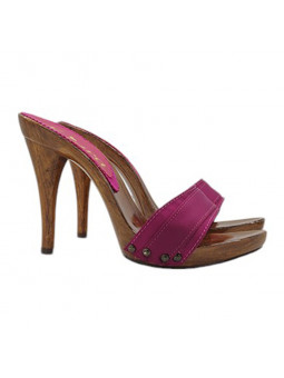 CLOGS WITH SATIN BAND AND...