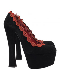 Damenschuhe im Pin-up-Stil...